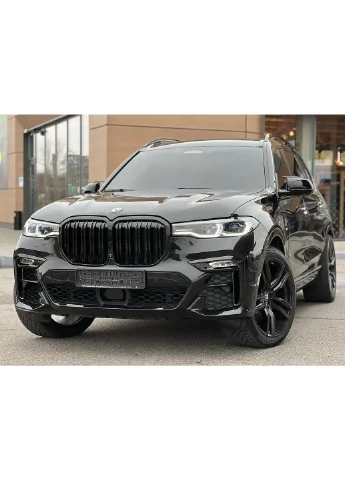 Ніздрі M-Look (2019-2022, чорний глянцевий) для BMW X7 G07 2019- рр No Brand (392729488)