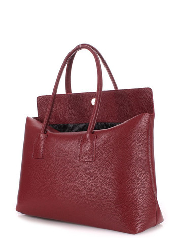 Женская кожаная сумка Sense бордовая PoolParty (372657662)