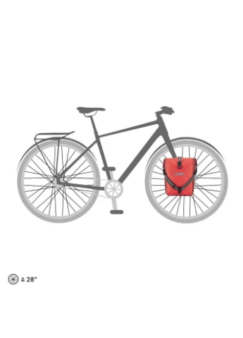 Гермосумка Sport Roller Plus велосипедная 12,5 л signal red — dark chili Ortlieb (387004046)