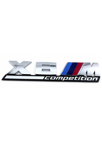 Эмблема BMW X6M Competition хром OEM (354698620)