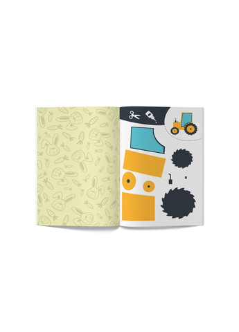 Книга Вырезаем и клеим. Аппликации. Объемные поделки. Ферма 1920 shop (9786175471920) Crystal Book (365618326)