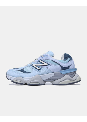 КРОССОВКИ ЖЕНСКИЕ NEW BALANCE 9060 CHROME BLUE НЬЮ БЕЛАНС 9060 No Brand голубые демисезоны (367173917)