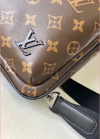 Мужская нагрудная сумка Louis Vuitton коричневая No Brand (306816211)