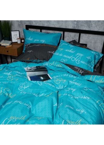 Комплект постельного белья Бязь Gold Люкс «» Полуторный Евро 160х220 наволочки 4х70х70 (MS-820006674) Moon&Star Poetic Night (356113907)