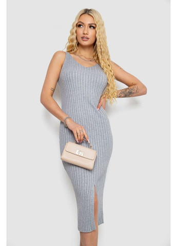 Серое платье вязаное однотонное,, 244r1795 Kulada