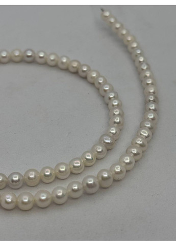 Перли на нитці без застібки 4.5-5 мм 40 см Білий No Brand (363829940)