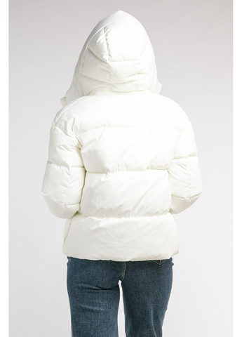 Молочна зимня куртка зимова з кишенями dd CHICLY