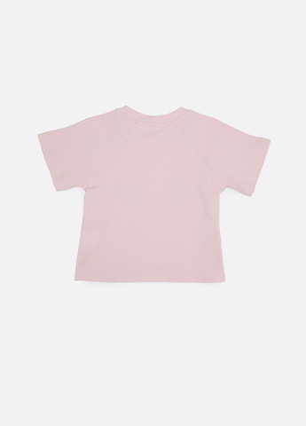 Рожева літня футболка з коротким рукавом для дівчинки колір рожевий cb-00242437 Miss Feriha