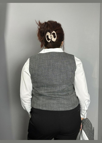 Жилет жіночий з V-подібним вирізом на ґудзики MKJL90910-1 Modna KAZKA (336934167)