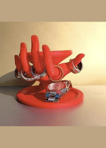 Зручний органайзер-тримач ювелірних прикрас пластиковий / Підставка для біжутерії UA3D (303629322)