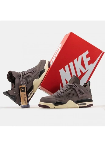 Цветные летние кроссовки nike air jordan 4 x a ma maniere найк аир джордан No Brand