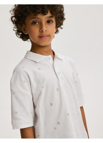 Дитяча футболка-поло для хлопчика Біла (25092202) Reserved (362282301)