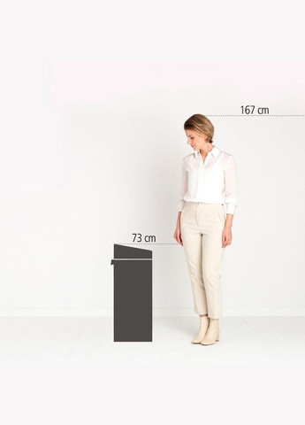 Бак для мусора Touch Bin New 40 л Soft Beige (200748) Brabantia (299396389)