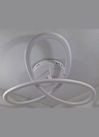 Люстра светодиодная потолочная LED светильник для квартиры на потолок лэд с пультом 25652 Белый 13х55х55 см. Sunnysky (364498959)