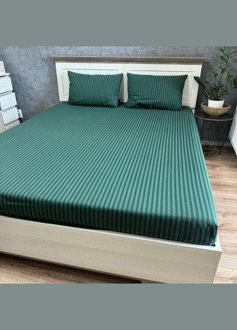 Простирадло на резинці бавовняне 160х200 +2 наволочки (П4К-post-rezinka-003) No Brand (306633067)