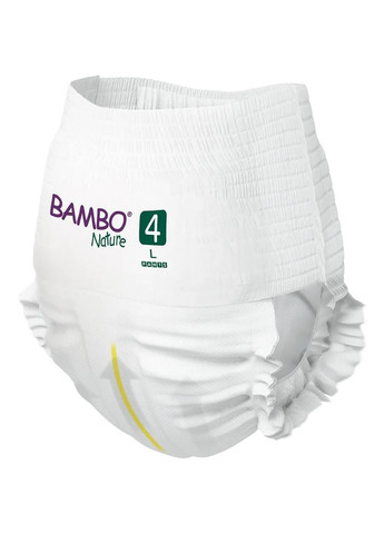 ЕКО підгузки-трусики 4 Pants (7-12 кг), 20 шт. Bambo Nature (284721957)