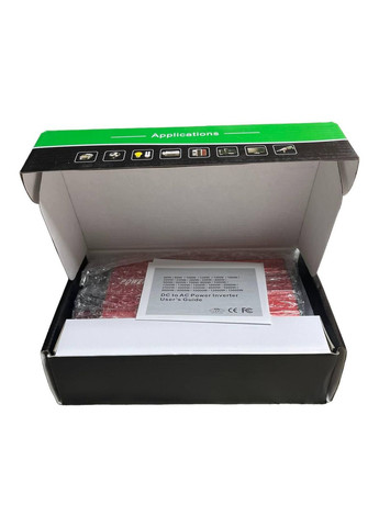 Інвертор перетворювач напруги 12V 220V 1200W автомобільний (1756375645) No Brand (335008784)