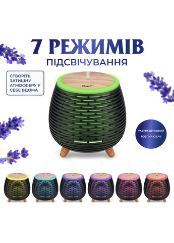 Увлажнитель воздуха Happy Life Holdmay Aroma Diffuser 90ml Black No Brand HP-KP-6049B (298915838)