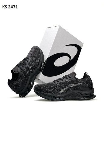Чорні Осінні кросівки чоловічі asics gel-kinsei black асікс гель No Brand