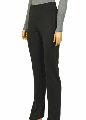 Жіночі брюки демісезонні з завищеною талією Чорний Forza Viva (271683071)
