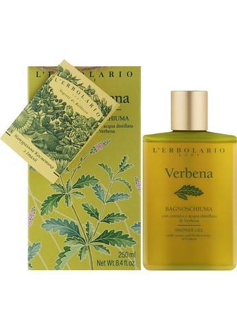 Парфумований гель для душу Verbena 250ml (1208299-31512111) L'erbolario (368622089)