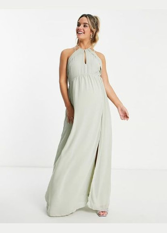 М'ятна святковий сукня на запах TFNC London однотонна