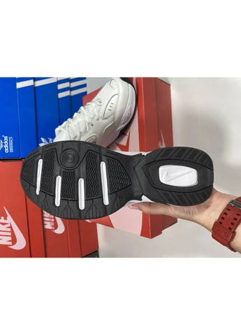 Черные демисезонные кроссовки мужские nike m2k white black найк м2к текно No Brand