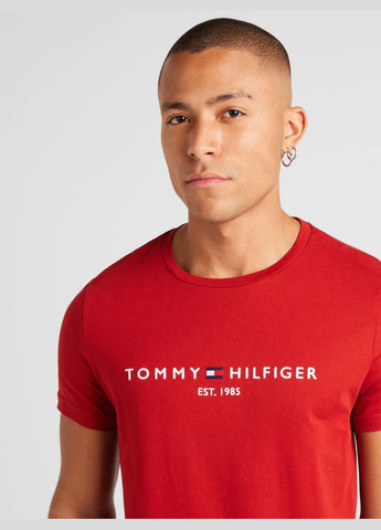 Біла чоловіча футболка стильна біла з вишивкою спереді No Brand