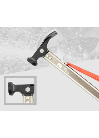 Молоток кемпінговий NX20671023 silvery Mobi Garden (370666281)