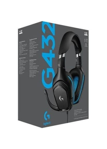 Гарнитура G432 Black (981-000770) Logitech (341491061)
