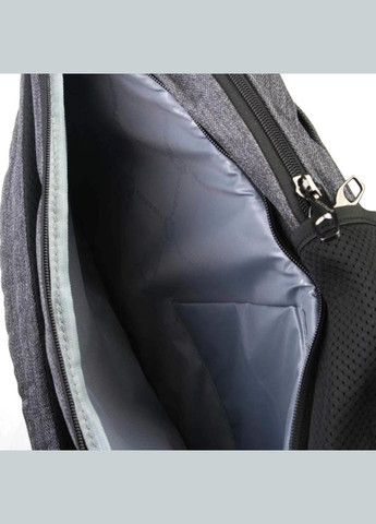 Рюкзак мужской нейлоновый на 2 отделения с USB, размер 27×45×15 см 14" Т-В3217 USB серый Tigernu (314808886)