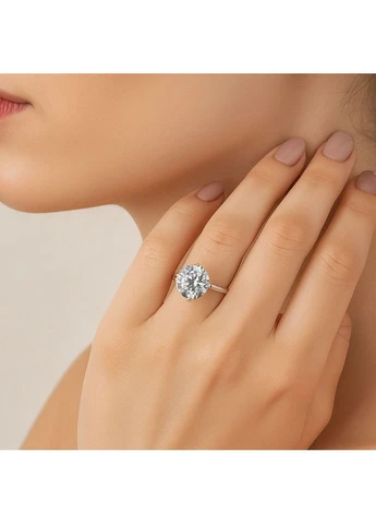 💍 Срібна каблучка з кубічним цирконієм — витонченість у кожній деталі Family Jewelry House (377308711)