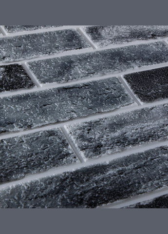 Самоклеющийся декоративный 3D панель кирпич серосиный клинкер 700x700x5мм (413) 3D Loft (298400682)