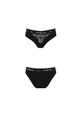 Трусики з широкою резинкою і мереживом PS001 PANTIES, black Passion (340274963)