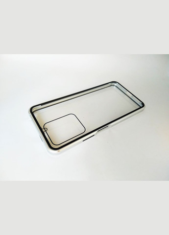 Чохол магнітний на Redmi Note 12 5g Чохол на магніті редмі ноут 12 з загартованим склом метал і загартоване скло, Сріблястий Xiaomi (338863035)