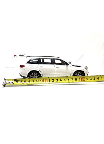Машинка металева АвтоЕксперт Mercedes-Benz GLS 1:24 світло/звук Біла (GT-1076) No Brand (302215618)