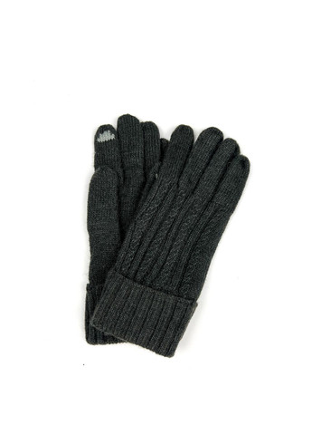 Перчатки Smart Touch женские вязаные шерсть с акрилом серые АРИАН LuckyLOOK 291-485 (290278185)