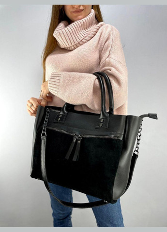 Сумка женская черная большая PTR No Brand (317763615)