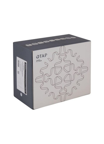 Змішувач для раковини Gemini (з гігієнічним душем) QTGEM272CRW45691 Chrome/White Qtap (320772804)