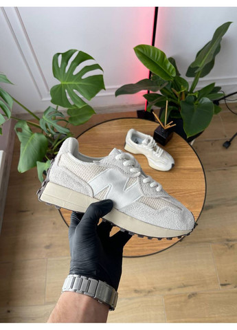 Кроссовки женские New Balance 327 Beige | Нью Беланс 327 бежевые No Brand бежевые демисезоны (357207858)