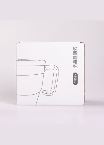 Термочашка Coffee & Tea з трубочкою коричнева Yiwu (321971794)