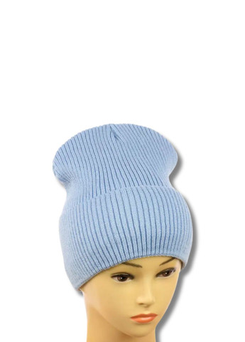 Молодежная зимняя шапка бини на флисе - Эмма No Brand Шапка біні Емма (339768278)