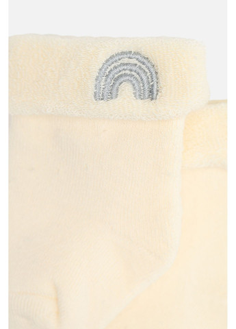 Молочні шкарпетки середні для дівчинки колір молочний cb-00285581 Yuki (369123936)