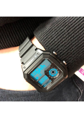 Електронні наручні годинники чоловічі тактичні, Рибальські годинники Спортивні міцні DV-76 Skmei (337342333)