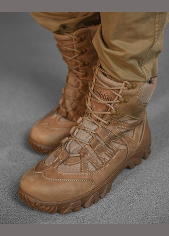 Тактические зимние берцы из натурального нубука койот Freedom (334292658)