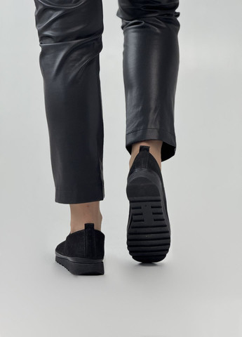 Sherlock Soon Туфли женские кожаные черный з натуральная замша, турция — демисезон (331692551)