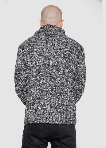 Черно-белый зимний свитер мужской Ager 214R10303