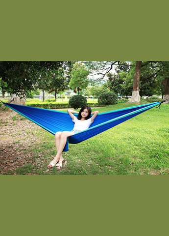 Гамак туристичний підвісний 270x140 см Синій (С051064) CamP (342122440)