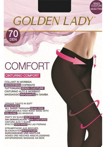 Колготки безшовні непрозорі Comfort 70 Golden Lady (349500944)