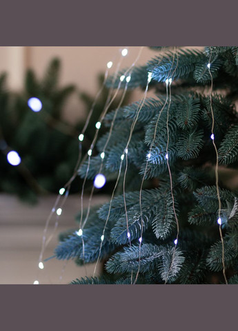 Гирлянда светодиодная лошадиный хвост Pro 200LED Роса 2м 10 линий Синий Garlando (315636154)